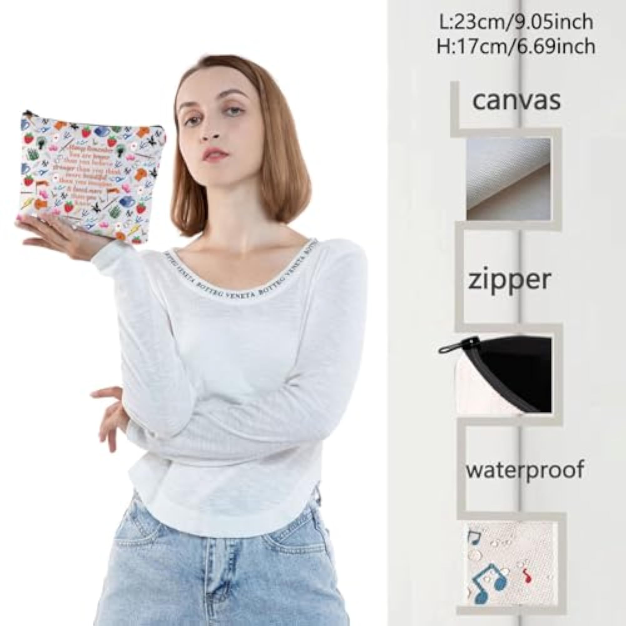 Camp Half Blond Percy Cosmetic Bag, Gift for Fans